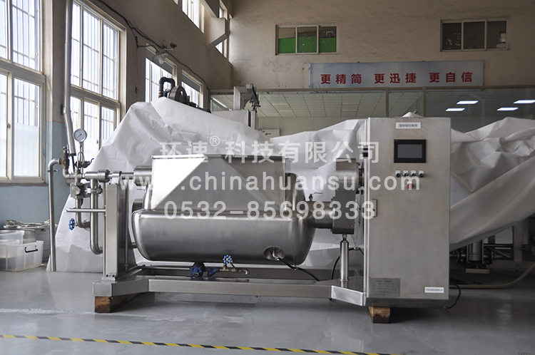 環速智能攪拌鍋WZJ-500臥式攪拌鍋、溫控系統不糊鍋         環速科技